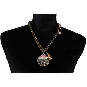 Lanvin Paris Travel-Themed Necklace Monaco Charm
